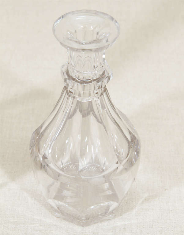 Pair Cut Glass Decanters, England, Mid 19th Century 3